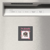 Coquette I'm Literally Just A Girl Funny Sad Hamst Magneet (Insitu (Vaatwasser))