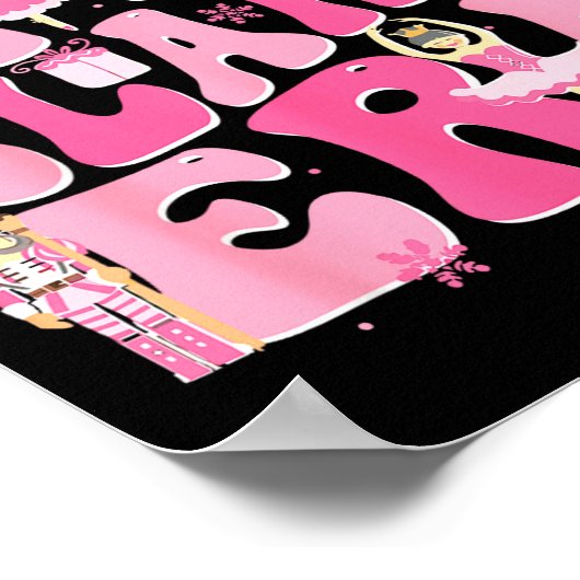 Coquette In My Clara Era Christmas Nutcracker Merr Poster (Hoek)