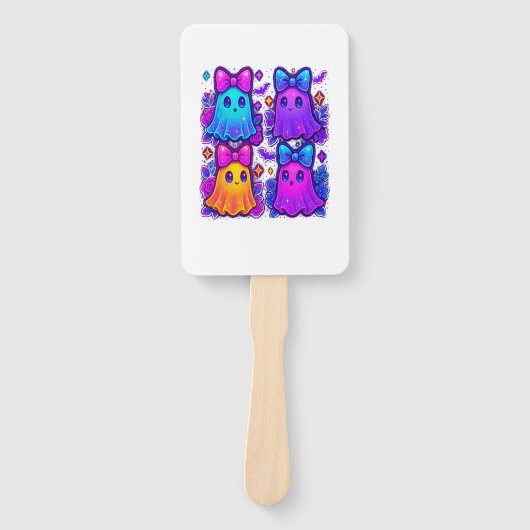 Coquette Iridescent Halloween Handwaaier (Voorkant)
