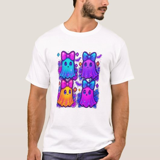 Coquette Iridescent Halloween T-shirt (Voorkant)