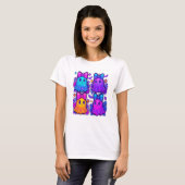 Coquette Iridiserend Halloween T-shirt (Voorkant volledig)