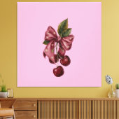 Coquette Kersen Boog Canvas Wandkunst Afdruk (Insitu (Woonkamer))
