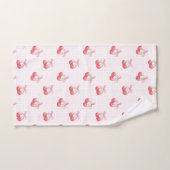 Coquette Kersen Bow Pattern Bad Handdoek (Handdoek)