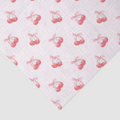 Coquette Kersen Bow Pattern Tissuepapier (Detail)