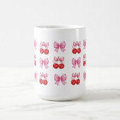 Coquette Kersen en Roze Bogen Koffiemok (Center)