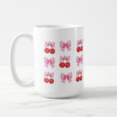 Coquette Kersen en Roze Bogen Koffiemok (Links)
