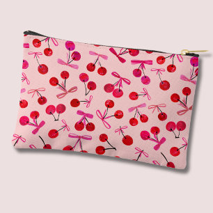 Coquette kersen- en roze strikpatroon etui