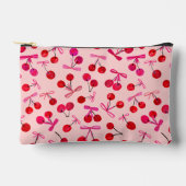 Coquette kersen- en roze strikpatroon etui (Voorkant)