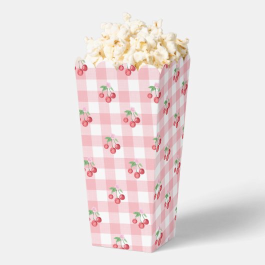 Coquette Kersen Monogame Bruidscadeau Bedankdoosjes (Popped)