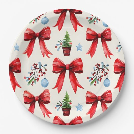 Coquette Kerst Borden Papieren Bordje (Voorkant)