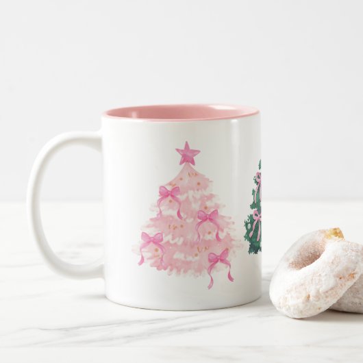 Coquette Kerst Mok voor haar - Kerstcadeau (Met donut)