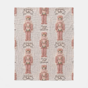 Coquette Kerst Notenkraker Latch Hook Garens Fleece Deken