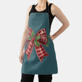 Coquette Kerstboog Squad Cadeau Schattig Winter Schort (Insitu)