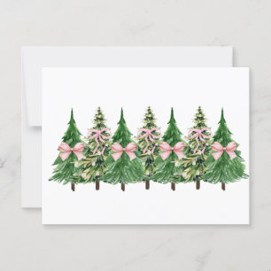 Coquette Kerstboom, Borstkanker AwarenessCo Briefkaart