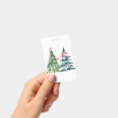 Coquette Kerstboom, Borstkanker Bewustzijn Badge (Handheld)