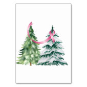 Coquette Kerstboom, Borstkanker Bewustzijn Kaart (Achterkant)