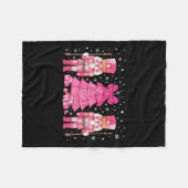 Coquette Kerstboom NK Notenkrakers Vrouwen Kinder Fleece Deken (Voorkant (Horizontaal))