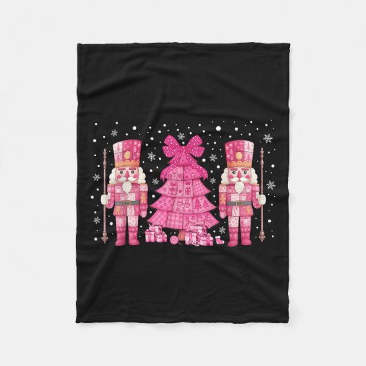 Coquette Kerstboom NK Notenkrakers Vrouwen Kinder Fleece Deken (Voorkant)