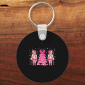 Coquette Kerstboom NK Notenkrakers Vrouwen Kinder Sleutelhanger (Voorkant)
