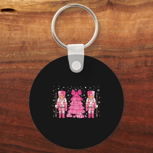 Coquette Kerstboom NK Notenkrakers Vrouwen Kinder Sleutelhanger (Voorkant)