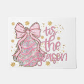 Coquette Kerstboom Taart Dit Het Seizoen Deurmat (Voorkant)