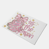 Coquette Kerstboom Taart Dit Het Seizoen Deurmat (Schuin)