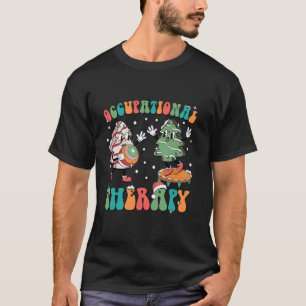 Coquette Kerstboom Taart Ergotherapie T-shirt