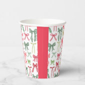 Coquette Kerstbows Bekers – Vintage Rood & Groen (Rechts)