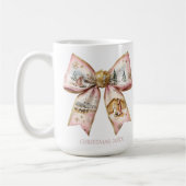 Coquette Kerstmiskerststal Bow Koffiemok (Links)