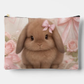 coquette konijnenzak (groot) || op maat etui (Voorkant)