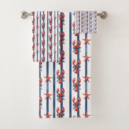 Coquette Kreeften & Zeesterren Bad Handdoek (Insitu)