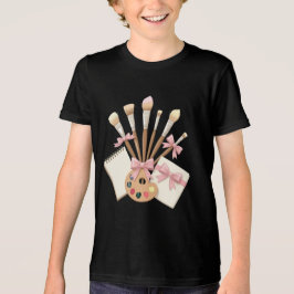 Coquette kunstenaar kunstclub Tri-Blend shirt