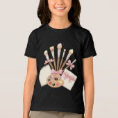 Coquette kunstenaar kunstclub Tri-Blend shirt (Voorkant)