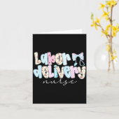 Coquette Labor And Delivery Nurse Crewneck, Bow St Kaart (Gele Bloem)