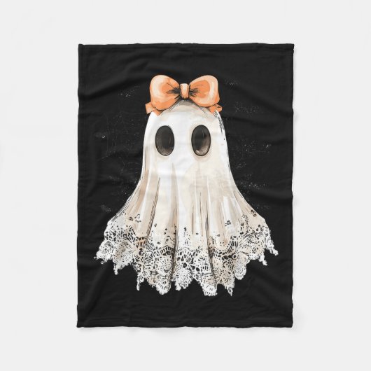 Coquette Lace Ghost Boo In Boojee Halloween Soky S Fleece Deken (Voorkant)