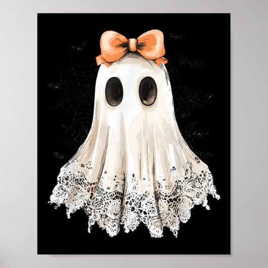 Coquette Lace Ghost Boo In Boojee Halloween Soky S Poster (Voorkant)