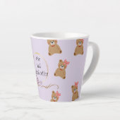 Coquette latte-mok latte mok (Rechterhoek)