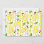 Coquette lemon cocktail A tini bit Older birthday Kaart (Achterkant)