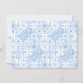 Coquette Lemon Italiaans Wavy Baby shower Bedankkaart (Achterkant)