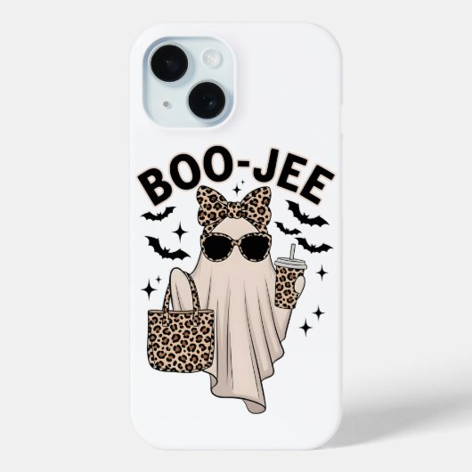 Coquette Leopard Ghost Coffee Boo-JEE Halloween Bo Case-Mate iPhone Case (Achterkant)