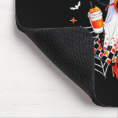 Coquette Leopard Ghost Coffee Boo-jee Halloween Bo Muismat (Hoek)