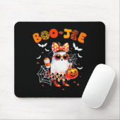 Coquette Leopard Ghost Coffee Boo-jee Halloween Bo Muismat (Met muis)