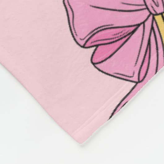 Coquette Leraar Potlood Bogen Fleece Deken Gift (Hoek)