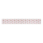 Coquette Licht Roze Gingham en Rozen Grosgrain Lint (Voorkant)