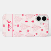 Coquette licht roze kerstboom Case-Mate iPhone case (Achterkant (horizontaal))