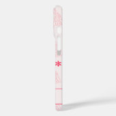 Coquette licht roze kerstboom Case-Mate iPhone case (Achterkant / Links)