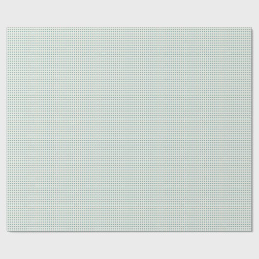  Coquette Light Pastel Blauwgroen Blue Polka Dot Cadeaupapier (Vlak)
