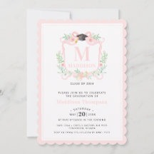 Coquette lint Afstuderen Monogram Crest