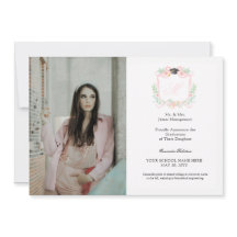 Coquette lint Afstuderen Monogram Crest