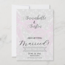 Coquette lintelboog in roze  Save-The-Date